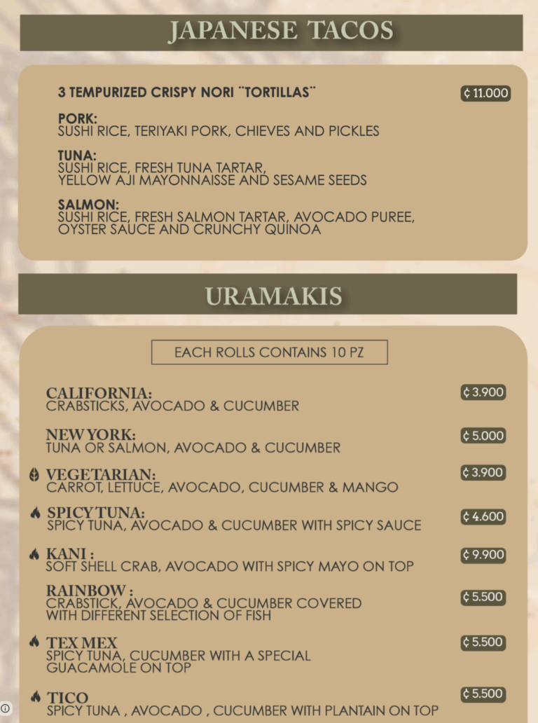 Bamboo Sushi Club Menu Japanese Tacos Uramakis 768x1032