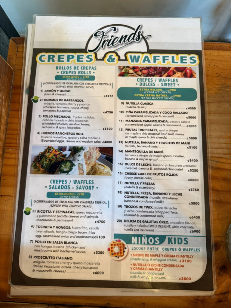 Friends Cafe Crepes Waffles Menu 1 768x1024