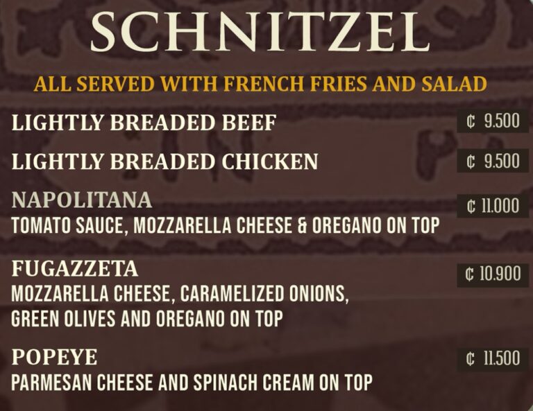 Patagonia Grill Menu Schnitzel 768x593