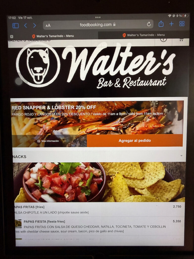 Walters Tamarindo Menu 1 768x1024