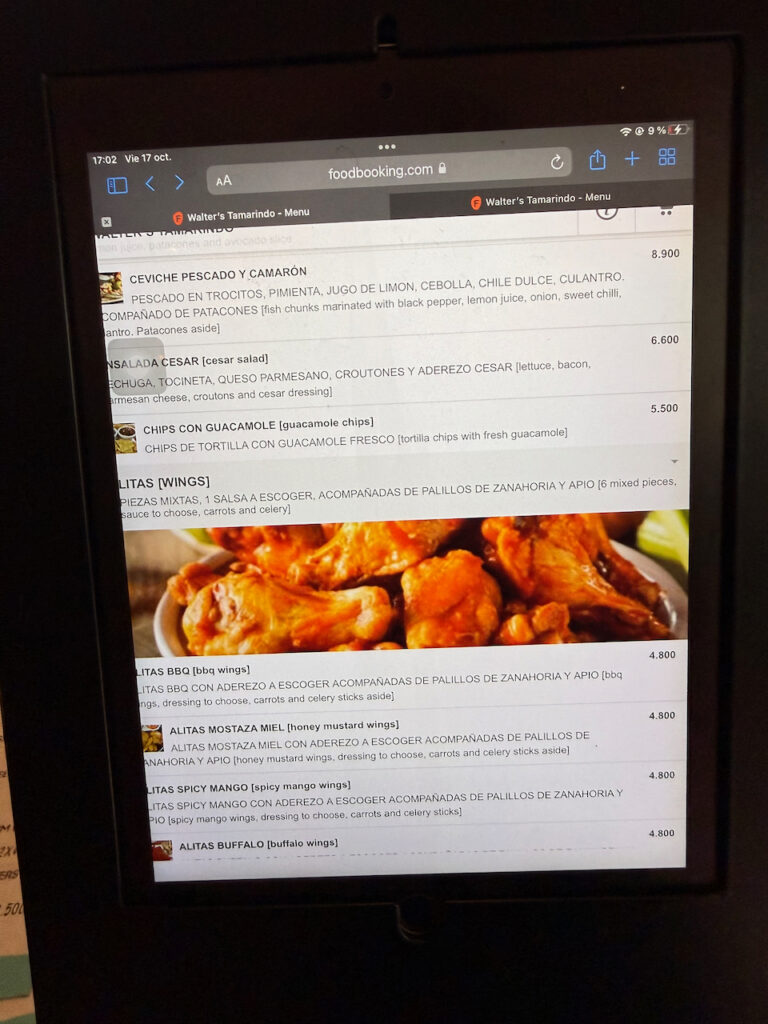 Walters Tamarindo Menu 3 768x1024