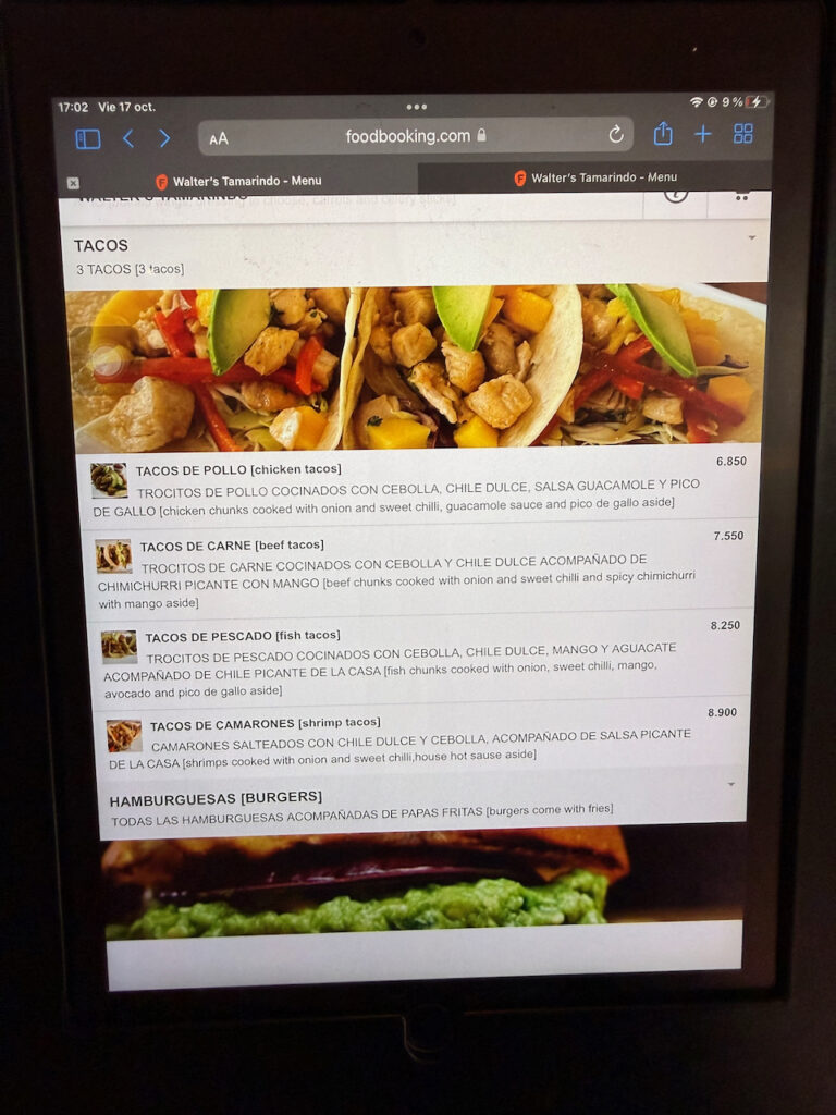 Walters Tamarindo Menu 4 768x1024