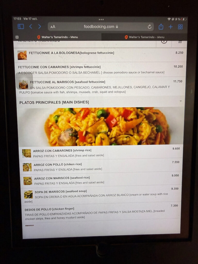 Walters Tamarindo Menu 7 768x1024