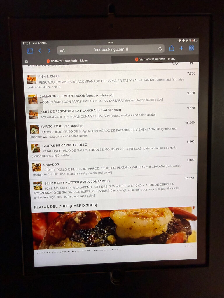 Walters Tamarindo Menu 8 768x1024