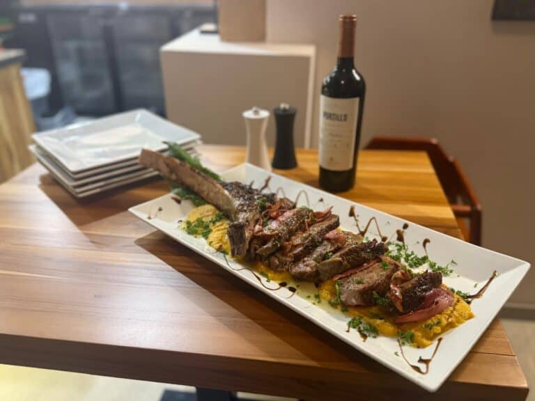 Glass House Kitchen and Bar Tomahawk Steak 768x576