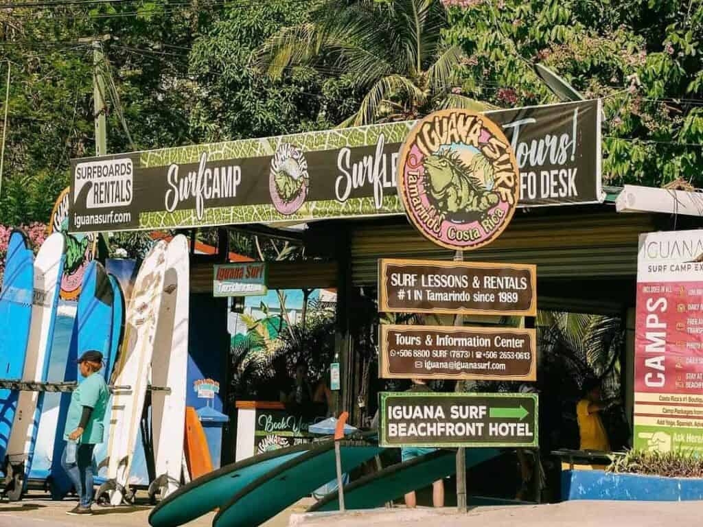 Iguana Surf Camp & Surf Shop in Tamarindo, Costa Rica
