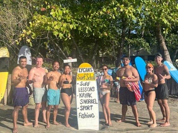 Lycans Surf School in Tamarindo, Costa Rica