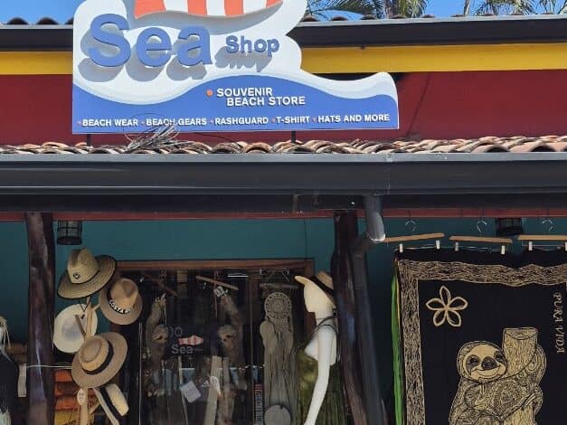 Souvenirs Sea Shop in Tamarindo, Costa Rica