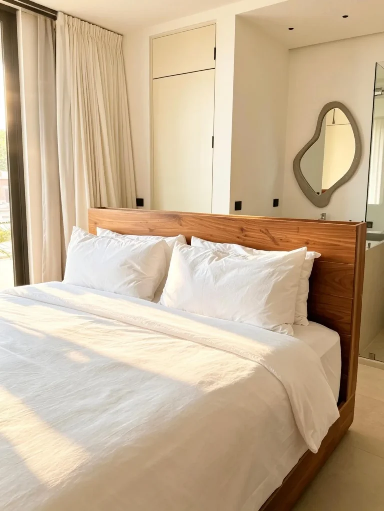 suite bedroom wood frame 768x1022